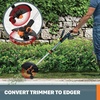 image:imageWORX 17 Cordless Lawn Mower 2 in 1 Electric Mower Cuts Quietly Compact amp Lightweight Push Lawn Mower with 7Position Height Adjustment for Small Yards 2 Batteries amp Charger Included WG74317 Mower  12 Trimmer w2 40 Ah Batteries