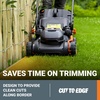 image:imageWORX 17 Cordless Lawn Mower 2 in 1 Electric Mower Cuts Quietly Compact amp Lightweight Push Lawn Mower with 7Position Height Adjustment for Small Yards 2 Batteries amp Charger Included WG74317 40V Mower w2 40 Ah Batteries