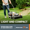 image:imageWORX 17 Cordless Lawn Mower 2 in 1 Electric Mower Cuts Quietly Compact amp Lightweight Push Lawn Mower with 7Position Height Adjustment for Small Yards 2 Batteries amp Charger Included WG74314 40V Mower w2 40 Ah Batteries