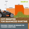 image:imageWORX 17 Cordless Lawn Mower 2 in 1 Electric Mower Cuts Quietly Compact amp Lightweight Push Lawn Mower with 7Position Height Adjustment for Small Yards 2 Batteries amp Charger Included WG74317 40V Mower w2 40 Ah Batteries