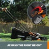 image:imageWORX 17 Cordless Lawn Mower 2 in 1 Electric Mower Cuts Quietly Compact amp Lightweight Push Lawn Mower with 7Position Height Adjustment for Small Yards 2 Batteries amp Charger Included WG74317 Mower  12 Trimmer w2 40 Ah Batteries