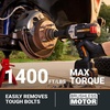 image:imageWORX 20V 12 Cordless Impact Wrench WX272L  Brushless Motor Battery Included Charger Included20V Cordless Brushless High Torque Impact WrenchBattery Pack  Charger  Carry Bag