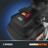 image:imageWORX 20V 12 Cordless Impact Wrench WX272L  Brushless Motor Battery Included Charger Included20V Cordless Brushless Impact WrenchBattery Pack  Charger