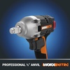 image:imageWORX 20V 12 Cordless Impact Wrench WX272L  Brushless Motor Battery Included Charger Included20V Cordless Brushless Impact WrenchBattery Pack  Charger