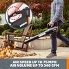 image:imageWORX 3 in 1 Cordless String TrimmerLawn EdgerMini Mower 12 Electric Weed Wacker with Command Feed 20V Weed Eater with 55 LBS 2 Batteries amp Charger Included WG17012 Trimmer  360CFM Blower w2 40 Ah Batteries