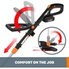 image:imageWORX 3 in 1 Cordless String TrimmerLawn EdgerMini Mower 12 Electric Weed Wacker with Command Feed 20V Weed Eater with 55 LBS 2 Batteries amp Charger Included WG1703 in 1 Trimmer w2 Batteries  04 Ah Charger