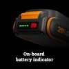 image:imageWORX Battery 20V 40Ah Power Share PRO WA367420Ah battery  2A charger