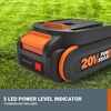 image:imageWORX Battery 20V 40Ah Power Share PRO WA367420Ah battery 2