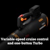 image:imageWORX Cordless Leaf Blower Electric Blowers for Lawn Care with 120 MPH amp 35 LBS Long Nozzle Design for Narrow Spaces with Cleaning Attachments Battery amp Charger Included WG5451190MPH 40V BlowerTool Only