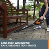 image:imageWORX Cordless Leaf Blower Electric Blowers for Lawn Care with 120 MPH amp 35 LBS Long Nozzle Design for Narrow Spaces with Cleaning Attachments Battery amp Charger Included WG5451120MPH 20V Blower w120 Ah Battery