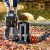 image:imageWORX Nitro Cordless Leaf Blower Electric Blower with 620 CFM amp 165 MPH Blowers for Lawn Care with Brushless Motor amp 3 Speed Control 2  40 Ah Batteries amp Charger Included WG585800CFM 80V Blower w450 Ah Batteries