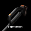 image:imageWORX Nitro Cordless Leaf Blower Electric Blower with 620 CFM amp 165 MPH Blowers for Lawn Care with Brushless Motor amp 3 Speed Control 2  40 Ah Batteries amp Charger Included WG585410CFM 20V Blower w140 Ah Battery