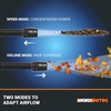 image:imageWORX Nitro Cordless Leaf Blower Electric Blower with 620 CFM amp 165 MPH Blowers for Lawn Care with Brushless Motor amp 3 Speed Control 2  40 Ah Batteries amp Charger Included WG585800CFM 80V Blower w450 Ah Batteries