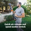 image:imageWORX Nitro Cordless Leaf Blower Electric Blower with 620 CFM amp 165 MPH Blowers for Lawn Care with Brushless Motor amp 3 Speed Control 2  40 Ah Batteries amp Charger Included WG585410CFM 20V BlowerTool Only