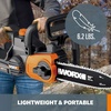 image:imageWorx 20V 10 Cordless Chainsaw Power Share with AutoTension Tool Only  WG322910 Bare Tool Cordless Chainsaw