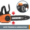 image:imageWorx 20V 10 Cordless Chainsaw Power Share with AutoTension Tool Only  WG322910 Bare Tool Cordless Chainsaw