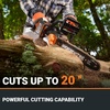 image:imageWorx 20V 10 Cordless Chainsaw Power Share with AutoTension Tool Only  WG322912 Cordless Brushless Chainsaw