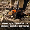 image:imageWorx 20V 5 Mini Cordless Chainsaw 39 lbs 22 fts Chain Speed Power Share Battery Upper amp Hand Guard WG324  Battery amp Charger Included5 25 fts Pruning Saw with Pole 20Ah Battery
