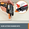 image:imageWorx 4V Electric Screwdriver Rechargeable Cordless Power Screwdriver Set with 6 Bits Screw Holder Charger  WX255LWX255L5USBWCASE