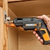 image:imageWorx 4V Electric Screwdriver Rechargeable Cordless Power Screwdriver Set with 6 Bits Screw Holder Charger  WX255LWX255LAC