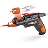image:imageWorx 4V Electric Screwdriver Rechargeable Cordless Power Screwdriver Set with 6 Bits Screw Holder Charger  WX255LWX255LAC