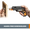 image:imageWorx 4V Electric Screwdriver Rechargeable Cordless Power Screwdriver Set with 6 Bits Screw Holder Charger  WX255LWX255LAC