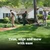 image:imageWorx Cordless String Trimmer 13 Electric Weed Wacker with Auto Feed 40V Lightweight Weed Eater with Dualexit Cutting Head 2 Batteries amp Charger Included WG18313 20V Trimmer w1 40 Ah Battery