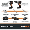 image:imageWorx Nitro 20V Brushless 12 Hammer Drill Cordless and 14 Cordless Impact Driver Combo Kit Cordless Drill Set with Storage Bag Power Share Compatible WX971L  Batteries amp Charger Included