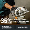 image:imageWorx Nitro 20V Brushless Cordless Circular Saw 714Inch Compact Circular Saw WX520L Battery amp Charger Included