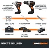 image:imageWorx Nitro 20V Impact Driver and Drill Driver with Brushless Motor Drill Set with Storage Bag Compact Drill and Driver Combo Power Share Compatible WX960L  Batteries amp Charger Included