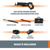 image:imageWorx Nitro WX516L 20V Power Share PRO 40Ah Cordless Reciprocating Saw with Brushless Motor