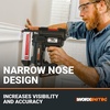 image:imageWorx Nitro WX843L 20V Power Share 38 Cordless Crown Stapler18Ga Brad Nailer Kit Tool only