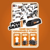 image:imageWorx Nitro WX843L 20V Power Share 38 Cordless Crown Stapler18Ga Narrow Crown Stapler Kit Battery  Charger included