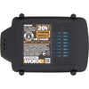 image:imageWorx WA3575 20V PowerShare 20 Ah Replacement Battery Orange and BlackPower Share 20V 15Ah