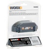 image:imageWorx WA3578  PowerShare 20V 40Ah Lithium Ion High Capacity Battery Orange and BlackPower Share 20V 15Ah