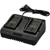 image:imageWORX WA3881 18V20V 60 min Quick Charger Black2 Hour Dual Port Charger