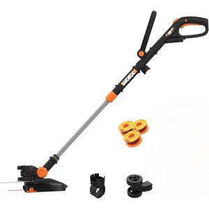 image:imageWORX 3 in 1 Cordless String TrimmerLawn EdgerMini Mower 12 Electric Weed Wacker with Command Feed 20V Weed Eater with 55 LBS 2 Batteries amp Charger Included WG1703 in 1 TrimmerTool Only