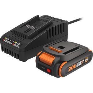 image:imageWORX Battery 20V 40Ah Power Share PRO WA367420Ah battery  2A charger