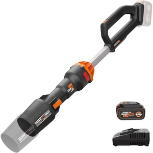 image:imageWORX Nitro Cordless Leaf Blower Electric Blower with 620 CFM amp 165 MPH Blowers for Lawn Care with Brushless Motor amp 3 Speed Control 2  40 Ah Batteries amp Charger Included WG585410CFM 20V Blower w140 Ah Battery