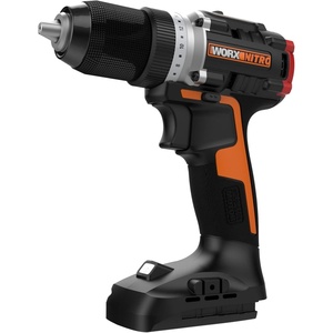 image:imageWorx Nitro 20V Cordless 12 Drill Driver With Brushless Motor  Compact amp Lightweight Set Only 6 and 3 lbs  Power Share Compatible WX130L  Batteries amp Charger Included Black20V 12 Brushless DrillDriver Tool Only