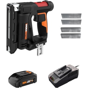 image:imageWorx Nitro WX843L 20V Power Share 38 Cordless Crown Stapler38 Crown Stapler Kit Battery  Charger included