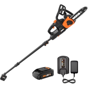 image:imageWorx WG323 20V Power Share 10 Cordless PoleChain Saw with AutoTension Battery amp Charger Included
