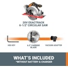 image:imageWORX 20V Cordless Circular Saw 612Inch050 Degree Bevel CapabilityTool Only WX530L9