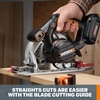 image:imageWORX 20V Cordless Circular Saw 612Inch050 Degree Bevel CapabilityTool Only WX530L9