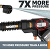 image:imageWORX 40V Power Share Hydroshot 2X20V Portable Power Cleaner Batteries amp Charger Included  WG644 BlackOrangeHydroshot 40V Batteries  Charger Included