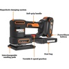 image:imageWORX Cordless Sander 20V 10000 orbitsminute Electric Sander 5in1 Functions Toolless Sanding Pad Change 20 V 20 Ah Battery and Charger Included PowerShare20V 5in1 Sander