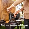 image:imageWORX Cordless Sander 20V 10000 orbitsminute Electric Sander 5in1 Functions Toolless Sanding Pad Change 20 V 20 Ah Battery and Charger Included PowerShare20V 5in1 Sander