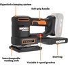 image:imageWORX Cordless Sander 20V 10000 orbitsminute Electric Sander 5in1 Functions Toolless Sanding Pad Change 20 V 20 Ah Battery and Charger Included PowerShare20V 5in1 Sander Tool Only