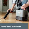 image:imageWORX WX030L 20V Power Share Cordless Cube Vac Compact Vacuum Blackwith battery and charger