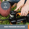 image:imageWORX WX092L9 Tire Inflator Portable Air Compressor Cordless 20V  150 PSI For Car Tires Motorcycle amp Balls Digital Pressure Gauge Auto ShutOff Tool Only3Accessory Air Pump wBattery  04 Ah Charger
